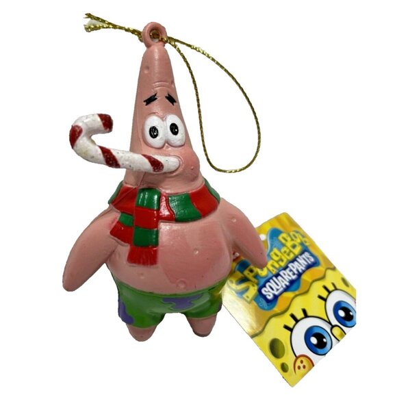 Spongebob Square Pants Patrick Star Christmas Tree Ornament Holiday Decor New - Picture 3 of 7